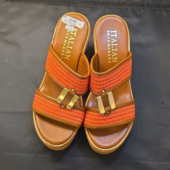 BRAND NEW ITALIAN SHOEMAKERS ELLORA DOUBLE STRAP WOMEN"S SANDAL G1 - Picture 7 of 16